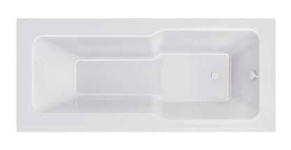 VRB Matera Shower Bath 1500/1600/1700x750mm Bath Panels White/Light Grey/Dark Grey