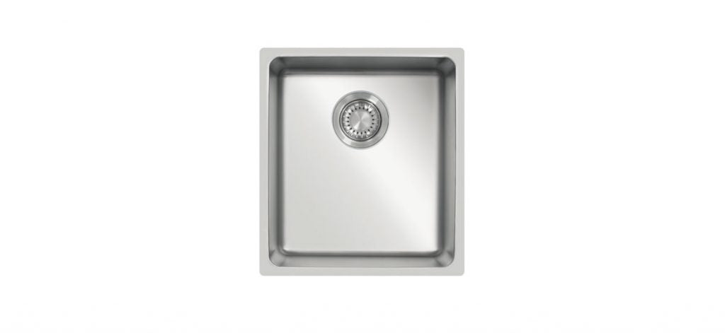 UKinox ME 400.450  Polished Stainless Steel 1 Bowl Undermount/Inset  kitchen sink