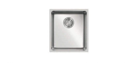 UKinox Micro 1 Bowl Polished Stainless Steel Undermount/Inset  kitchen sink 400x450mm