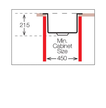 UKinox ME 400 Polished Stainless Steel1 Bowl Undermount/Inset  kitchen sink 400x400