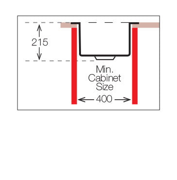 UKinox ME 600.500 Polished 1 Bowl Stainless Steel Inset kitchen sink