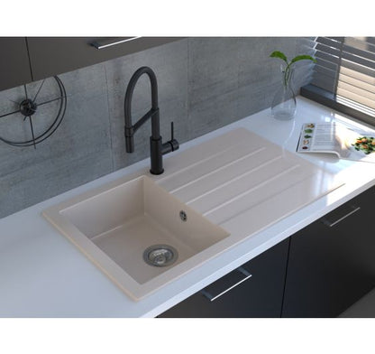 Reginox VALENCE 860x500 Composite Single Bowl Reversible Inset Kitchen sink