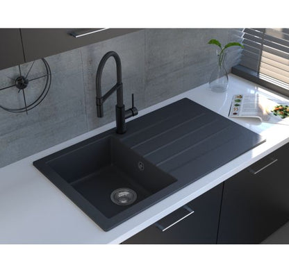 Reginox VALENCE 860x500 Composite Single Bowl Reversible Inset Kitchen sink