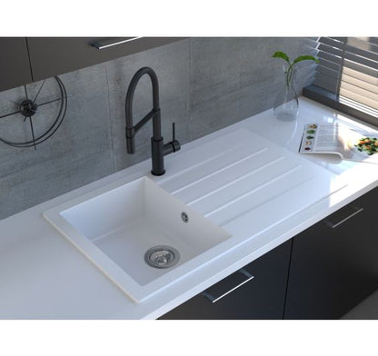 Reginox VALENCE 860x500 Composite Single Bowl Reversible Inset Kitchen sink