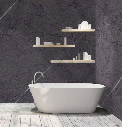 DuraPanel Natural Nero Graphite Shower Panel on 9mm Plywood