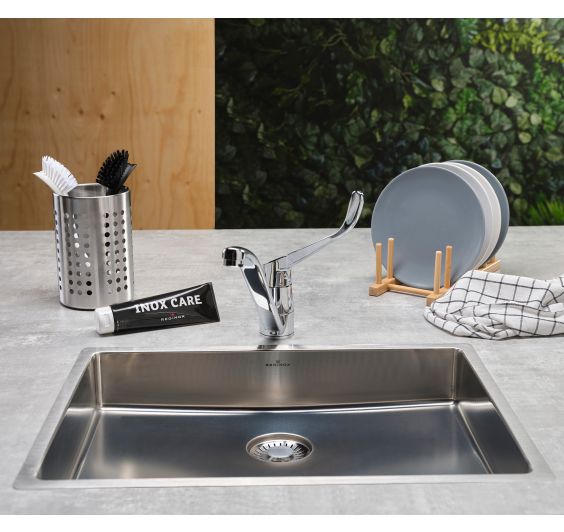Reginox New Jersey 503710cm 90  Shallow Inset/Undermount SS Kitchen Sink