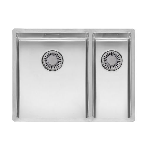 Reginox NEW YORK 34X40+18X40 Inset/Undermount 1.5  bowl SS Kitchen Sink