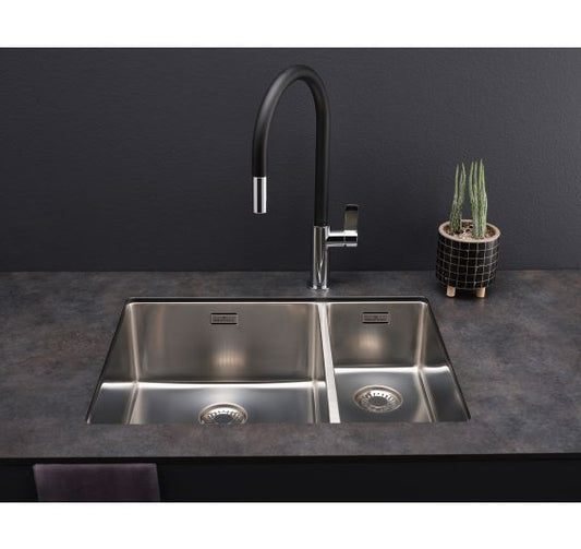 Reginox NEW YORK 34X40+18X40 Inset/Undermount 1.5  bowl SS Kitchen Sink