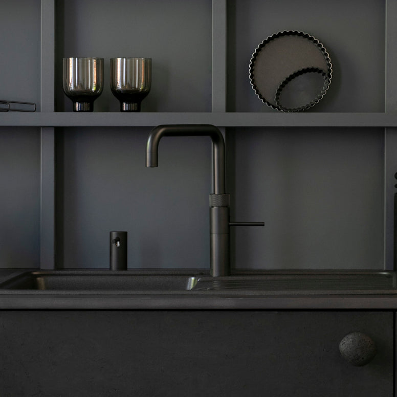 Quooker Fusion Square Boiling Water Tap BLACK with a choice of Tanks