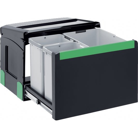 Carron Phoenix LINEA 332 Waste Sorter bin for inside kitchen Cabinet