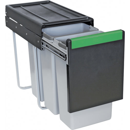 Carron Phoenix LINEA 330 Waste Sorter bin for inside kitchen Cabinet