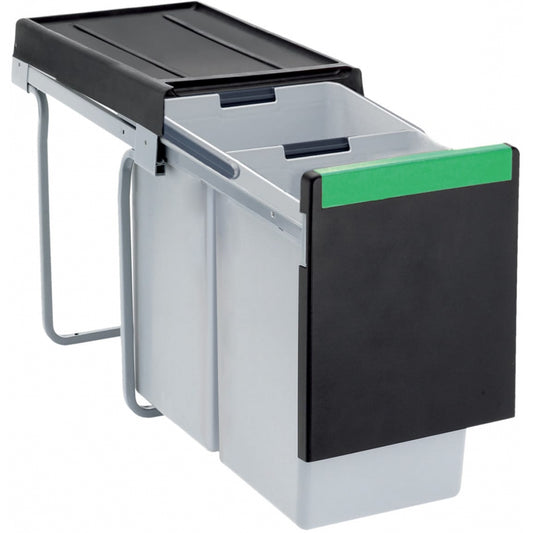 Carron Phoenix LINEA 230 Waste Sorter bin for inside kitchen Cabinet