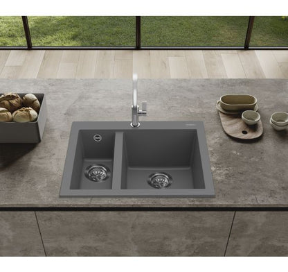 Reginox Quadra 590x500 Composite Inset 1.5 Bowl Kitchen sink