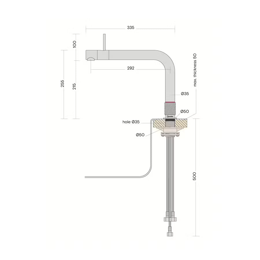 Quooker Front Boiling Water Tap GUNMETAL with a choice of Tanks