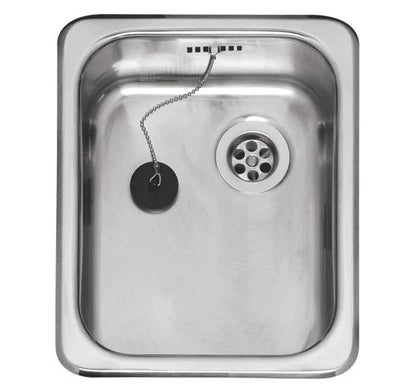 Reginox R18 2330 OSK Single bowl inset SS kitchen sink 281x341mm