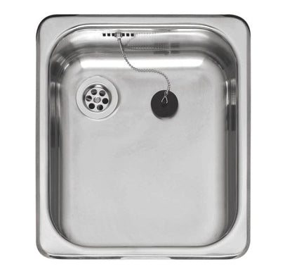 Reginox R18 3530 OSK Single bowl inset SS kitchen sink 350x398mm