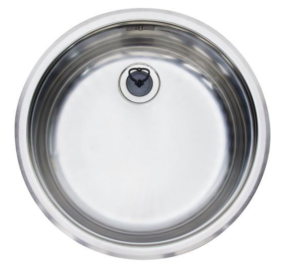 Reginox R18 370 OSP Single bowl inset SS kitchen sink 420mm