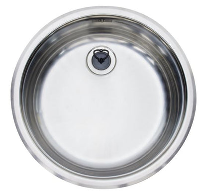 Reginox R18 370 OSP Single bowl inset SS kitchen sink 420mm