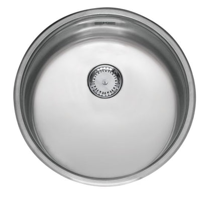 Reginox R18390 Comfort round bowl Inset SS Kitchen Sink 438mm