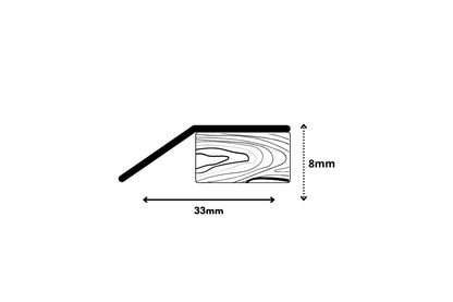 Reducer 2700mm Metal Profile, Various Colours