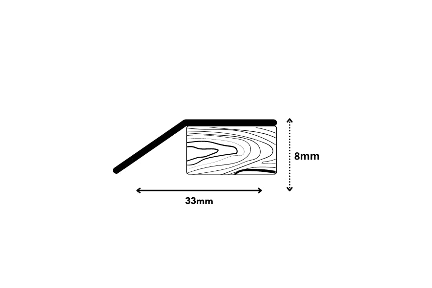 Reducer 900mm Metal Profile, Various Colours