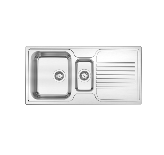 Reginox SENATOR 15 1.5 bowl inset SS kitchen sink 1000x500mm