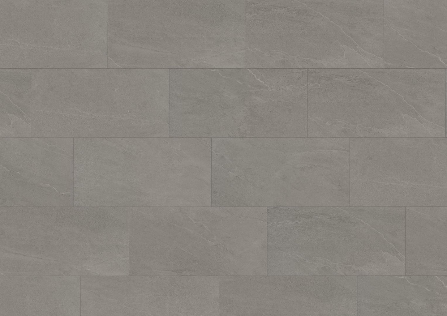 LVT Flooring Light Grey Slate -  Lignum Core Tile - Pack Size: 2.23m²