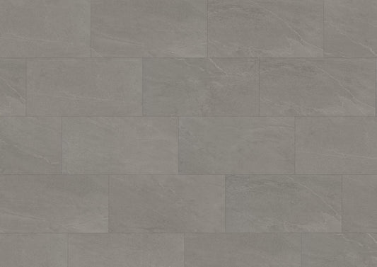 LVT Flooring Light Grey Slate -  Lignum Core Tile - Pack Size: 2.23m²