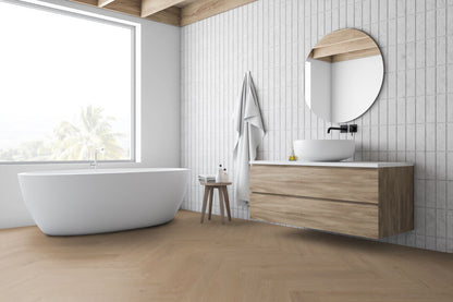 LVT Flooring Lignum Core Sahara Oak Herringbone - Pack Size: 2.23m²