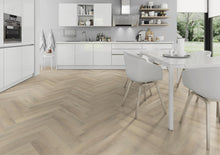 Load image into Gallery viewer, Lignum Core Seashell Oak Herringbone - Pack Size:2.23m²
