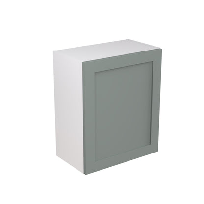 Shaker UltraMatt Sage Green Wall Kitchen Cabinets with UNICLIC Technology, Flat packed