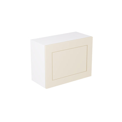 Shaker UltraMatt Cashmere Wall Kitchen Cabinets with UNICLIC Technology, Flat packed