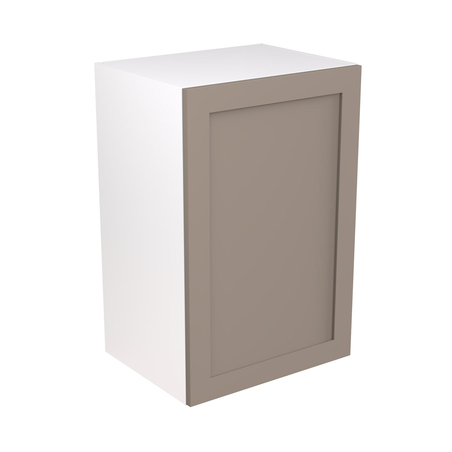 Shaker UltraMatt Cashmere Wall Kitchen Cabinets with UNICLIC Technology, Flat packed