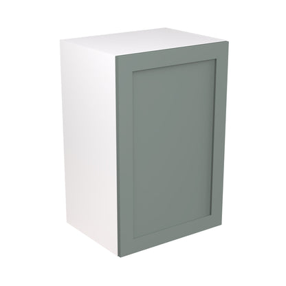 Shaker UltraMatt Sage Green Wall Kitchen Cabinets with UNICLIC Technology, Flat packed