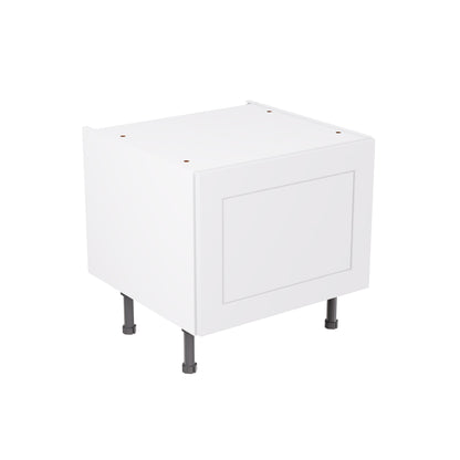 Shaker UltraMatt White Base Kitchen Cabinets with UNICLIC Technology, Flat packed