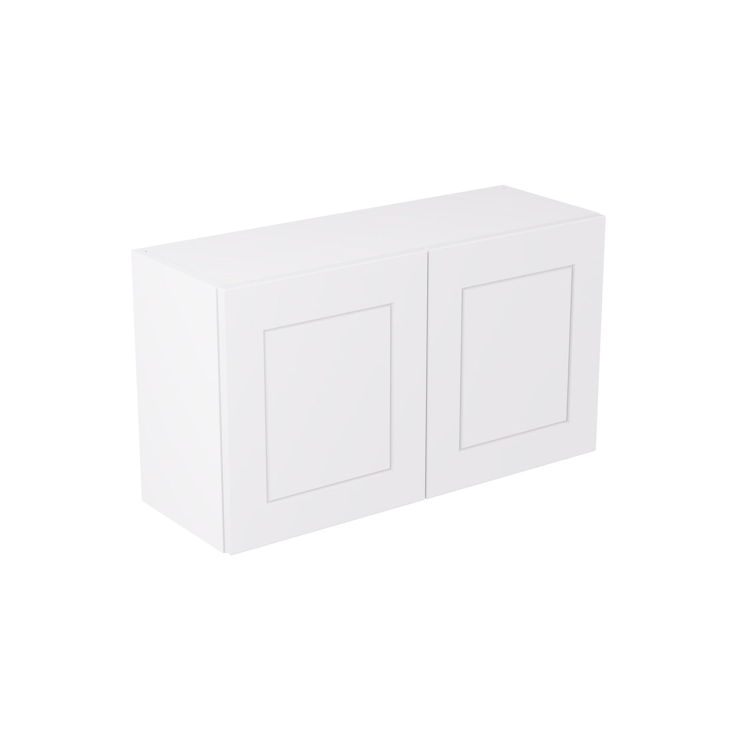 Shaker UltraMatt White Wall Kitchen Cabinets with UNICLIC Technology, Flat packed