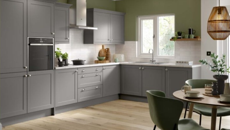 Shaker UltraMatt Light Grey Panels, Appliance Doors & Accessories MADE IN THE UK
