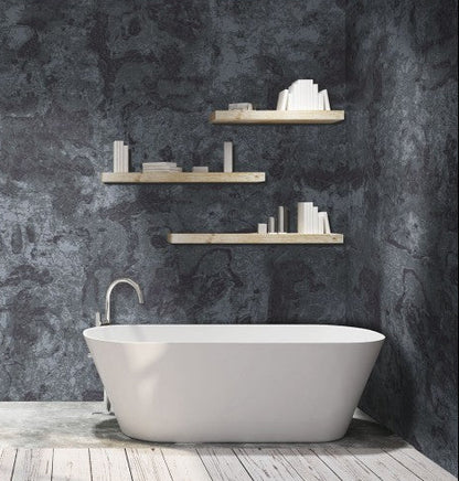 DuraPanel Premium Gloss Silver Cloud Shower Panel on 9mm Plywood