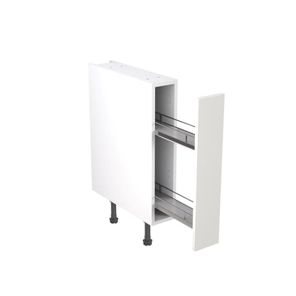 Shaker UltraMatt White Base Kitchen Cabinets with UNICLIC Technology, Flat packed
