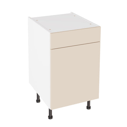Slab Super Gloss Cashmere Base Kitchen Cabinets with UNICLIC Technology, Flat packed