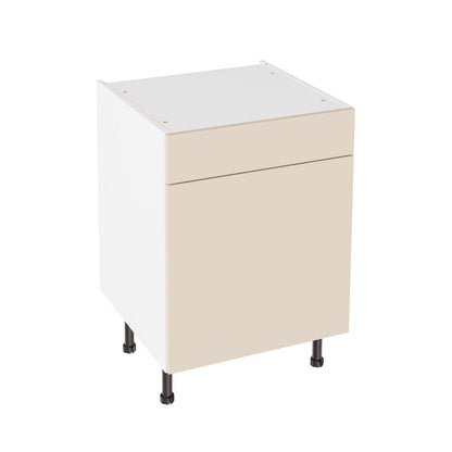 Slab Super Gloss Cashmere Base Kitchen Cabinets with UNICLIC Technology, Flat packed