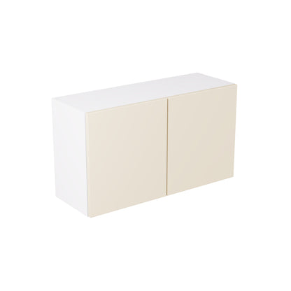 Slab SuperMatt Cashmere Wall Kitchen Cabinets with UNICLIC Technology, Flat packed