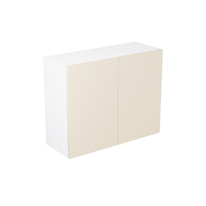 Slab SuperMatt Cashmere Wall Kitchen Cabinets with UNICLIC Technology, Flat packed