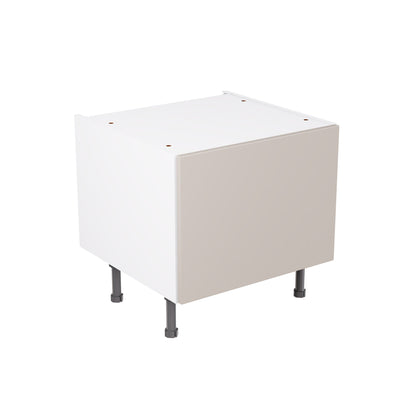 Slab Super Gloss Light Grey Base Kitchen Cabinets with UNICLIC Technology, Flat packed