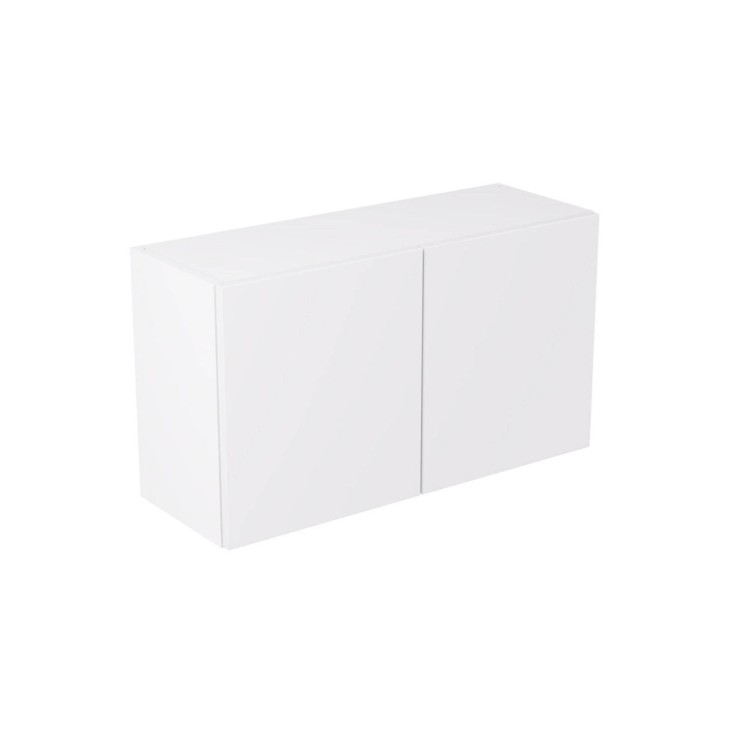 Slab Super Gloss White Wall Kitchen Cabinets with UNICLIC Technology, Flat packed