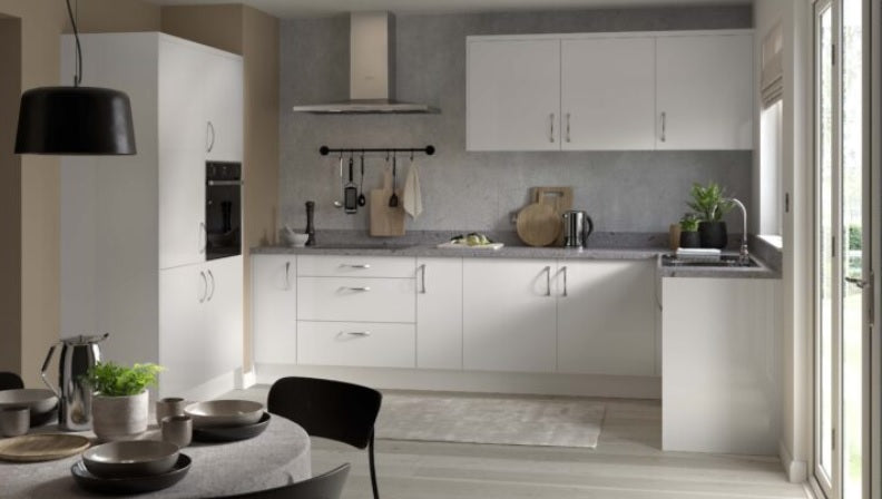 Slab Super Gloss Light Grey Panels, Appliance Doors & Accessories MADE IN THE UK