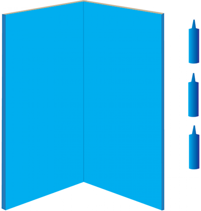 DuraPanel Corner Shower Panel Kit, various finish options