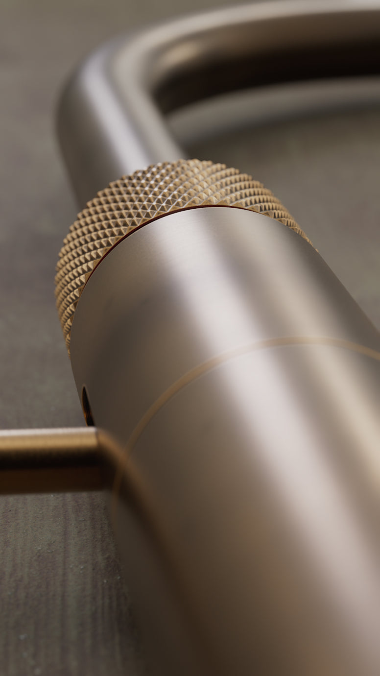 Quooker Fusion Square Boiling Water Tap PATINATED BRASS with a choice of Tanks