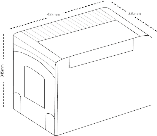 Carron Phoenix LINEA 332 Waste Sorter bin for inside kitchen Cabinet