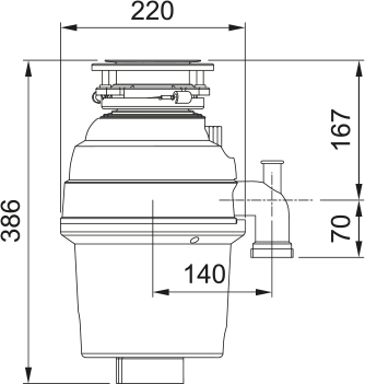 Carron Phoenix CARRONADE ELITE CE-75 Waste Disposals